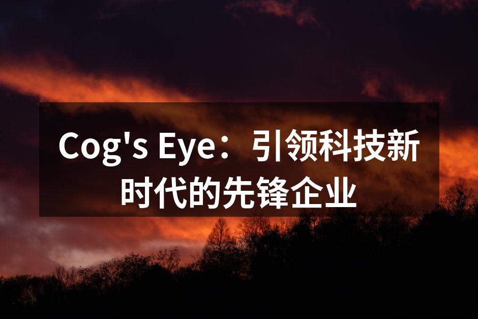 Cog's Eye：引领科技新时代的先锋企业